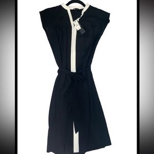 Talbots petites sleeveless Vneck dress sz 2p